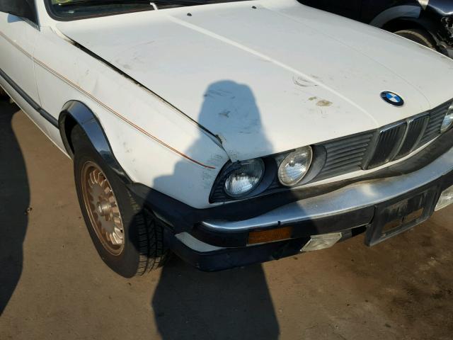 WBAAE6404G0704440 - 1986 BMW 325 E AUTO WHITE photo 9