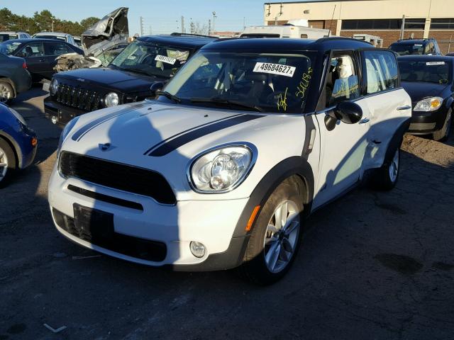 WMWZC5C59EWP38156 - 2014 MINI COOPER S C WHITE photo 2