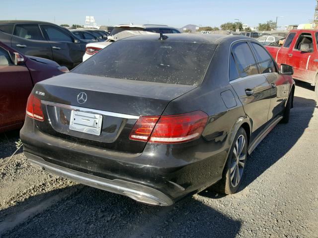 WDDHF5KB5EB022641 - 2014 MERCEDES-BENZ E 350 BLACK photo 4