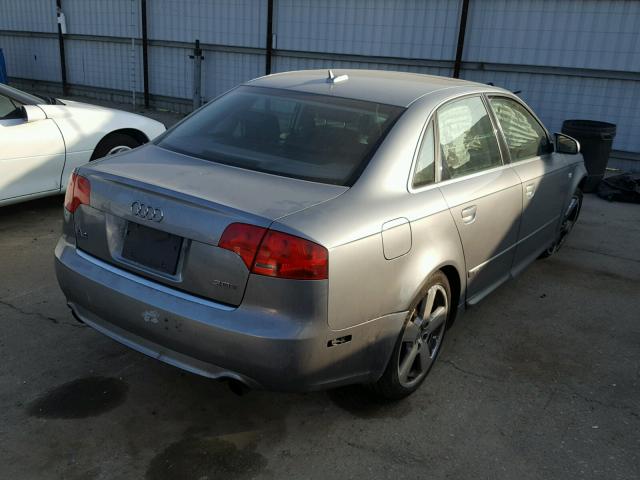 WAUBF78E56A023189 - 2006 AUDI A4 S-LINE SILVER photo 4