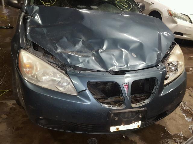 1G2ZG528354162647 - 2005 PONTIAC G6 BLUE photo 7