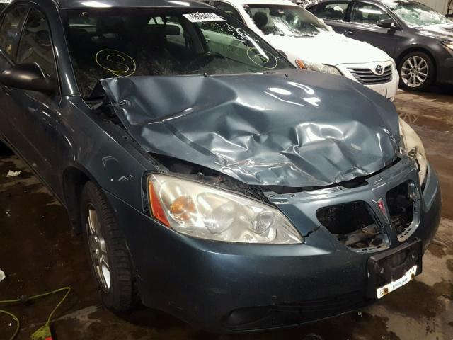 1G2ZG528354162647 - 2005 PONTIAC G6 BLUE photo 9