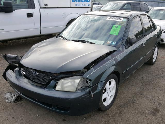 JM1BJ2219Y0204525 - 2000 MAZDA PROTEGE ES 绿色 照片 2