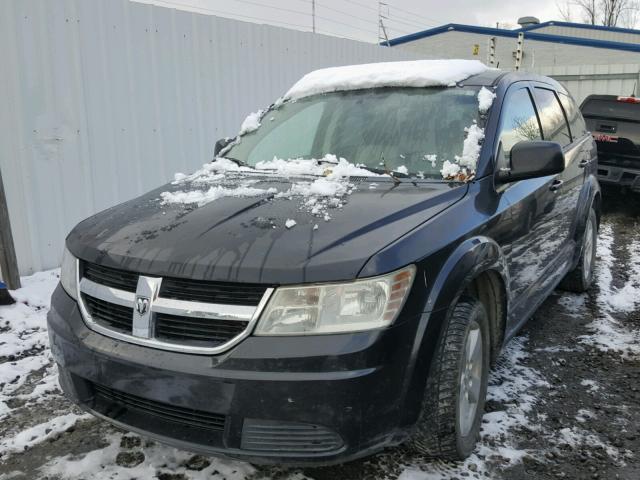 3D4GG57V09T201554 - 2009 DODGE JOURNEY SX BLACK photo 2