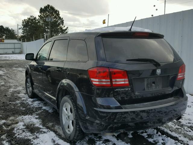 3D4GG57V09T201554 - 2009 DODGE JOURNEY SX BLACK photo 3