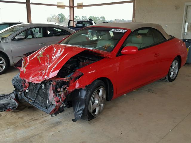 4T1FA38P47U122966 - 2007 TOYOTA CAMRY SOLA RED photo 2