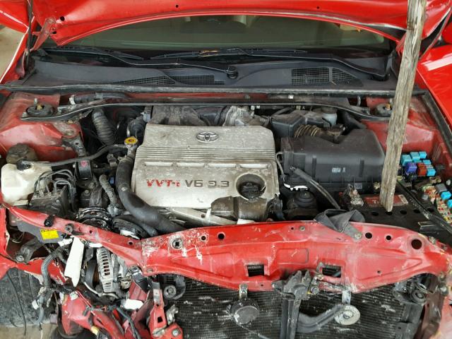 4T1FA38P47U122966 - 2007 TOYOTA CAMRY SOLA RED photo 7