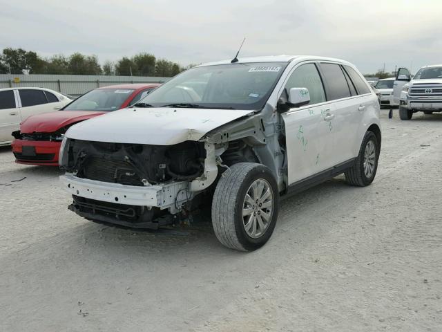 2FMDK39C49BA45203 - 2009 FORD EDGE LIMIT WHITE photo 2