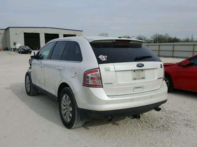 2FMDK39C49BA45203 - 2009 FORD EDGE LIMIT WHITE photo 3