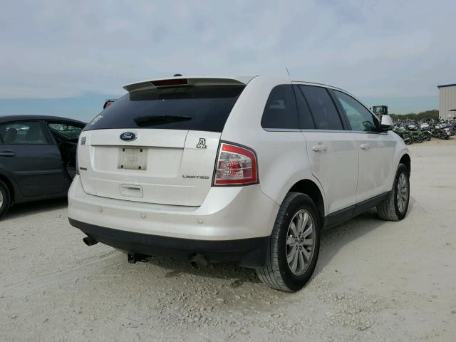 2FMDK39C49BA45203 - 2009 FORD EDGE LIMIT WHITE photo 4