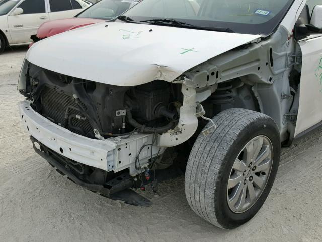 2FMDK39C49BA45203 - 2009 FORD EDGE LIMIT WHITE photo 9