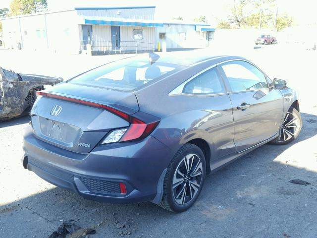 2HGFC3B38GH362207 - 2016 HONDA CIVIC EX CHARCOAL photo 4