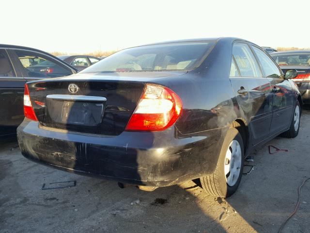 4T1BE32K53U165433 - 2003 TOYOTA CAMRY LE BLACK photo 4