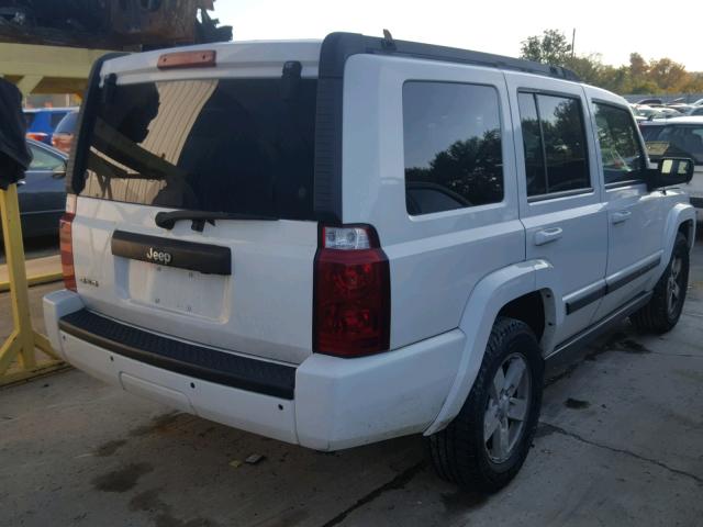 1J8HG48K48C175575 - 2008 JEEP COMMANDER WHITE photo 4