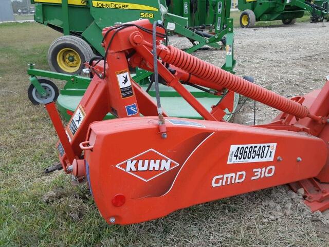 A4660 - 2017 KUHN GMD310 ORANGE photo 8