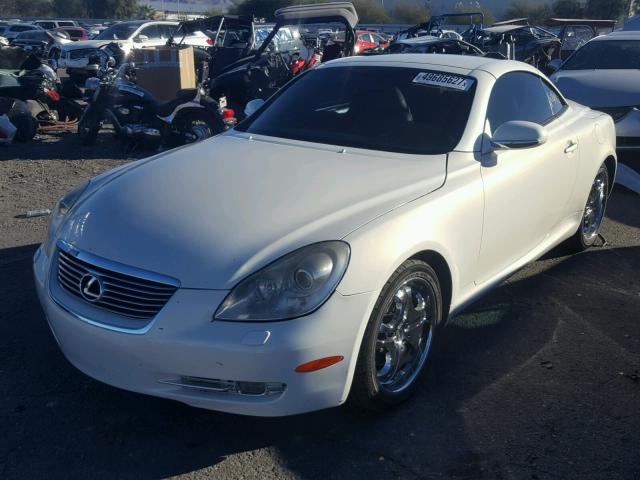 JTHFN48Y969002989 - 2006 LEXUS SC 430 WHITE photo 2