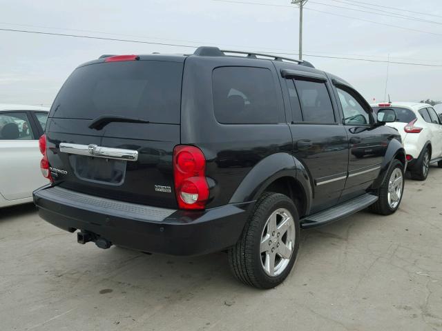 1D8HB58257F558144 - 2007 DODGE DURANGO LI BLACK photo 4