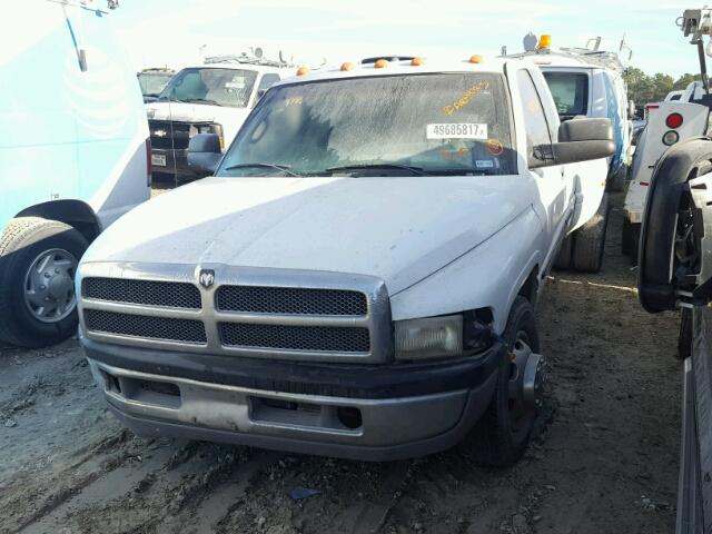 1B7MC33651J513167 - 2001 DODGE RAM 3500 WHITE photo 2