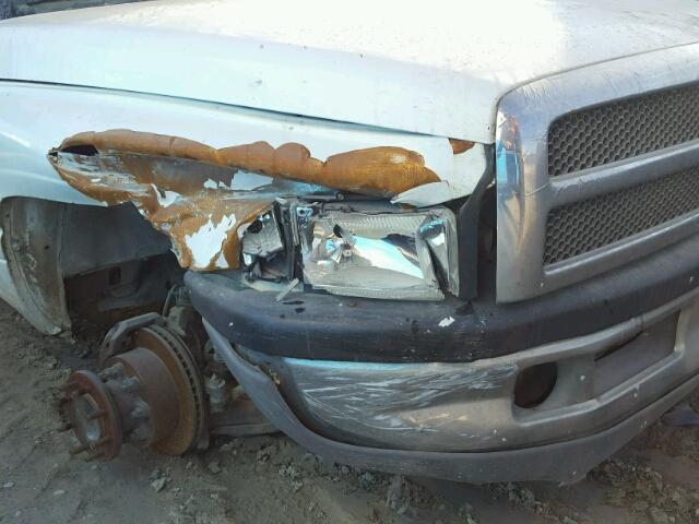 1B7MC33651J513167 - 2001 DODGE RAM 3500 WHITE photo 9