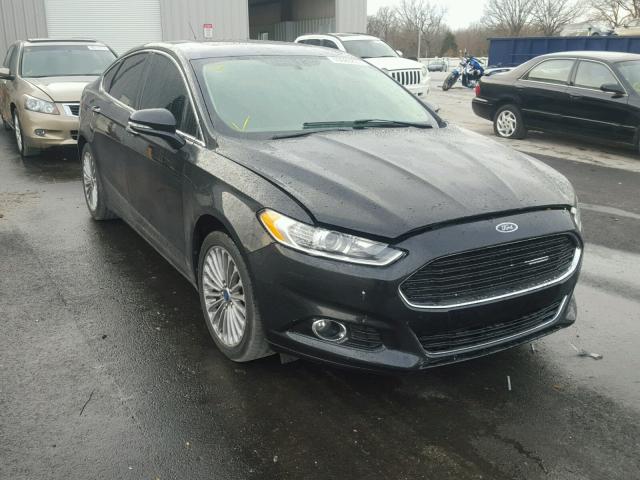 3FA6P0K99ER151529 - 2014 FORD FUSION S BLACK photo 1