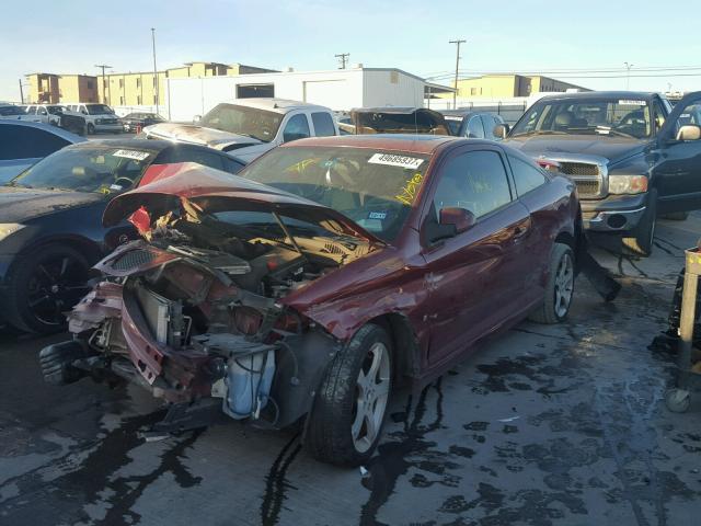 1G2AT18H797137179 - 2009 PONTIAC G5 GT BURGUNDY photo 2