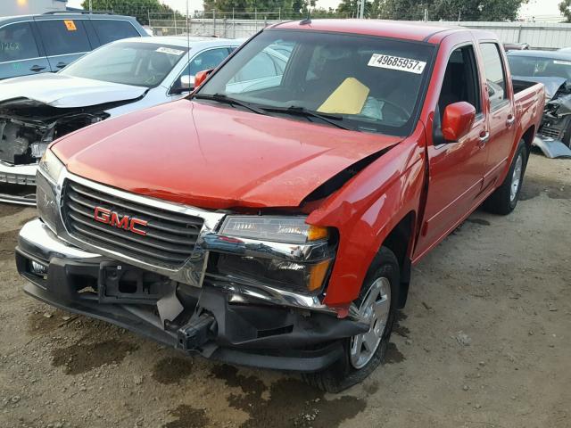 1GTD5MFE3C8125660 - 2012 GMC CANYON SLE RED photo 2