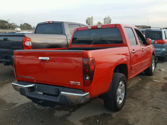 1GTD5MFE3C8125660 - 2012 GMC CANYON SLE RED photo 4