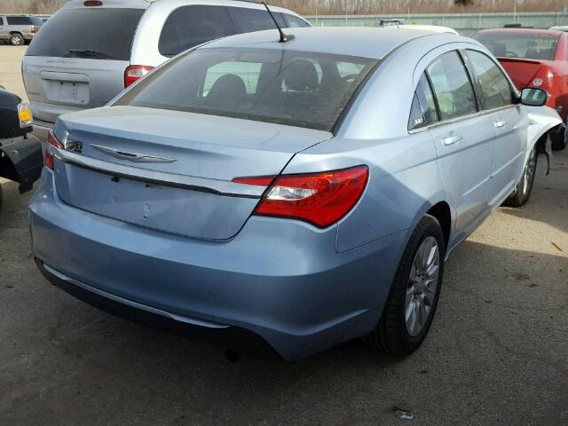 1C3CCBAB8DN568557 - 2013 CHRYSLER 200 LX SILVER photo 4