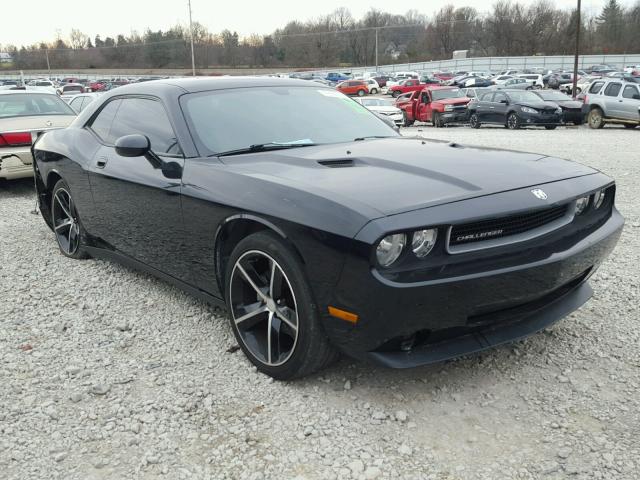 2B3CJ4DV4AH174627 - 2010 DODGE CHALLENGER BLACK photo 1