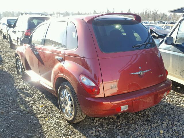 3A8FY68876T255121 - 2006 CHRYSLER PT CRUISER RED photo 3