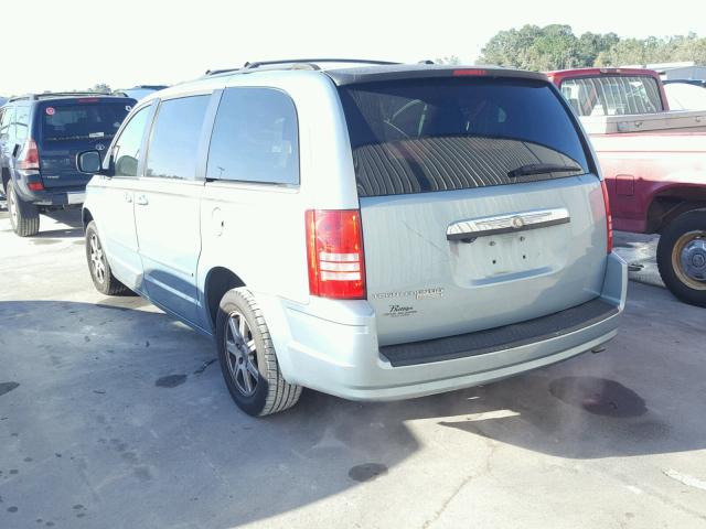 2A8HR54PX8R653118 - 2008 CHRYSLER TOWN & COU BLUE photo 3