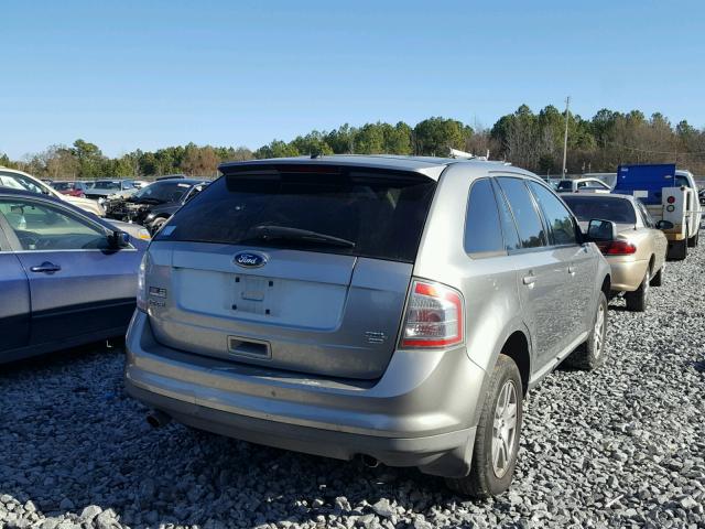 2FMDK48C68BA65362 - 2008 FORD EDGE SEL GRAY photo 4