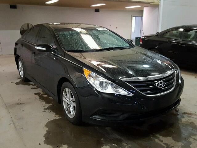 5NPEB4AC6EH939812 - 2014 HYUNDAI SONATA GLS BLACK photo 1