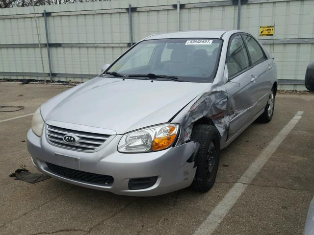 KNAFE121375437508 - 2007 KIA SPECTRA EX SILVER photo 2