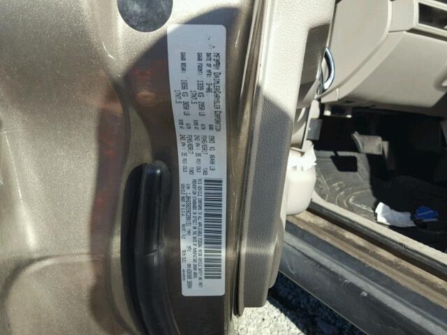 1J8HG58226C280151 - 2006 JEEP COMMANDER ოქროსფერი ფოტო 10