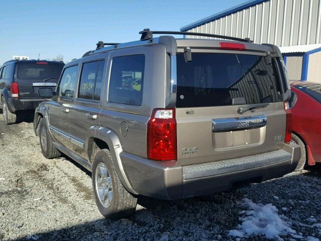 1J8HG58226C280151 - 2006 JEEP COMMANDER ოქროსფერი ფოტო 3