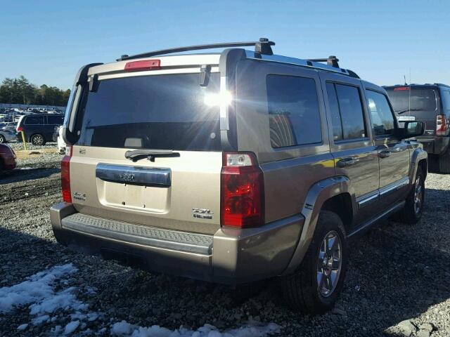 1J8HG58226C280151 - 2006 JEEP COMMANDER GOLD photo 4