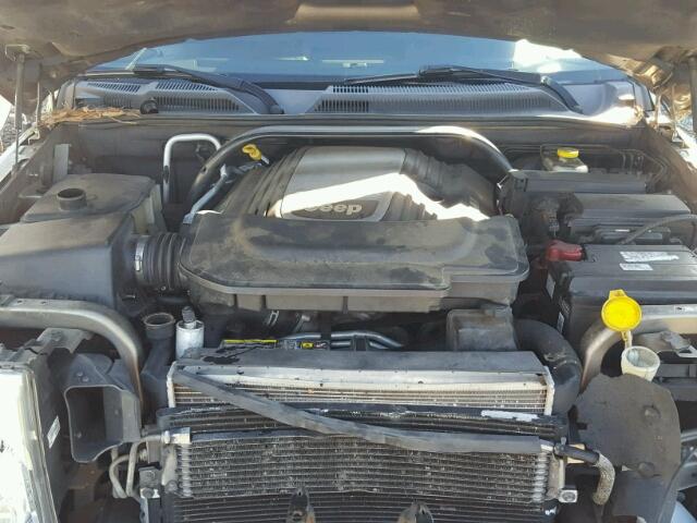 1J8HG58226C280151 - 2006 JEEP COMMANDER ოქროსფერი ფოტო 7