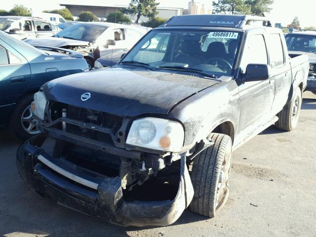 1N6ED27T53C436722 - 2003 NISSAN FRONTIER C BLACK photo 2