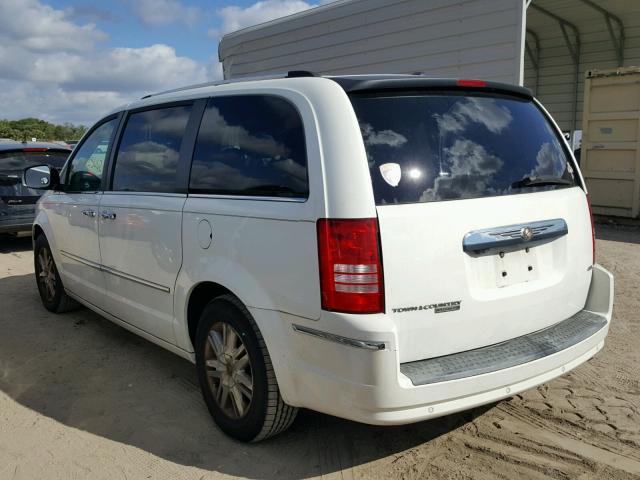 2A8HR64X78R662221 - 2008 CHRYSLER TOWN & COU WHITE photo 3