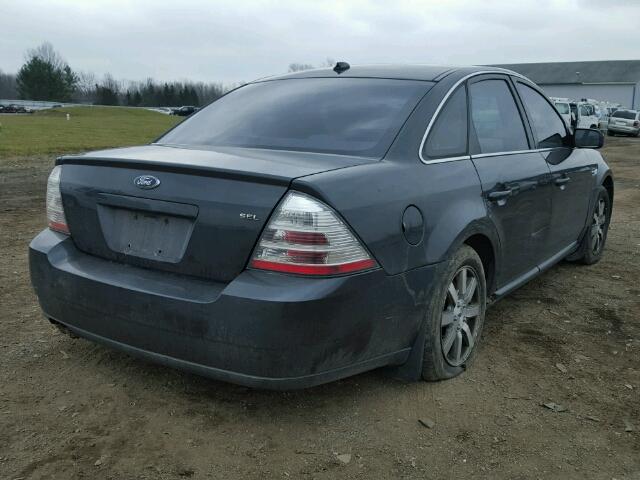 1FAHP24W98G146382 - 2008 FORD TAURUS SEL GRAY photo 4