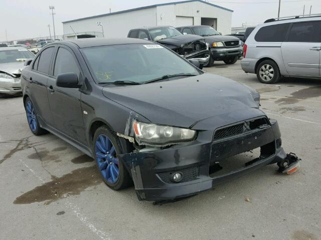 JA3AU86U48U025729 - 2008 MITSUBISHI LANCER GTS BLACK photo 1