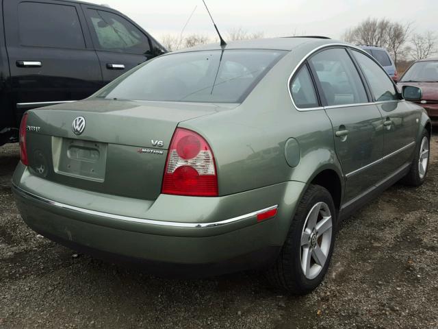 WVWTH63B93P335842 - 2003 VOLKSWAGEN PASSAT GLX GREEN photo 4
