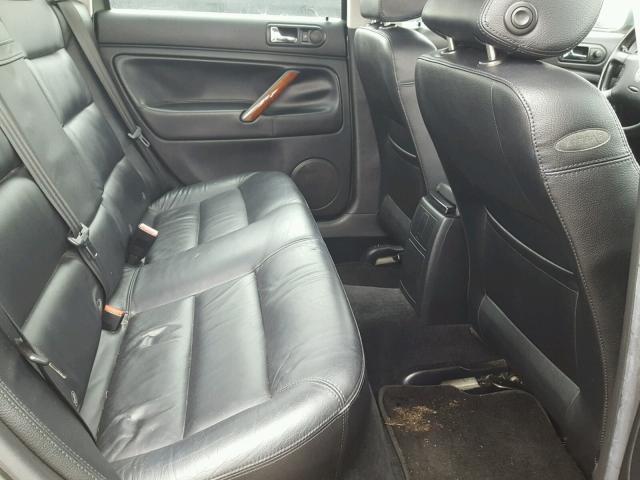 WVWTH63B93P335842 - 2003 VOLKSWAGEN PASSAT GLX GREEN photo 6