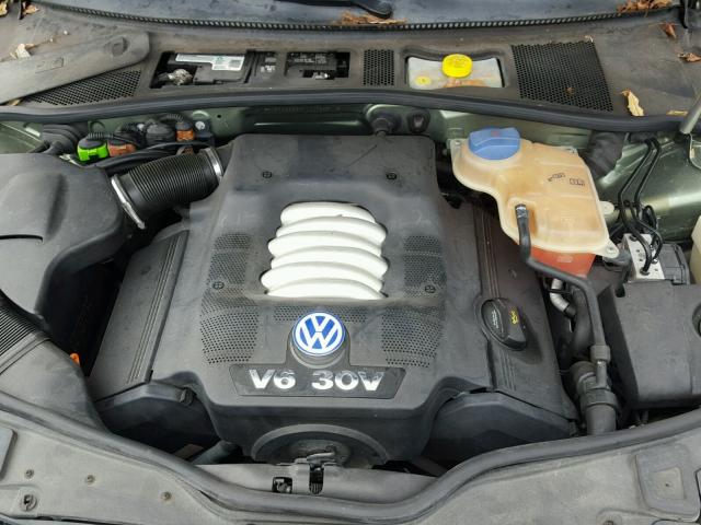 WVWTH63B93P335842 - 2003 VOLKSWAGEN PASSAT GLX GREEN photo 7