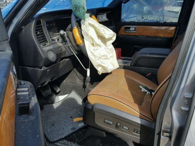 5LMJJ2H52CEL01771 - 2012 LINCOLN NAVIGATOR ვერცხლისფერი ფოტო 5