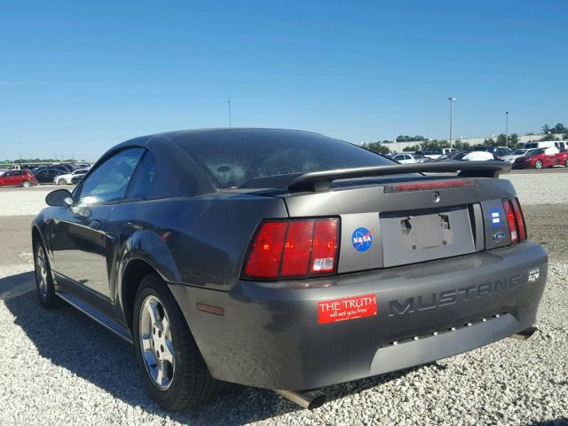 1FAFP40463F356458 - 2003 FORD MUSTANG GRAY photo 3