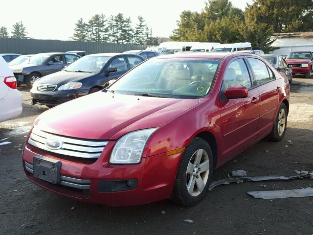 3FAHP01188R173255 - 2008 FORD FUSION SE RED photo 2