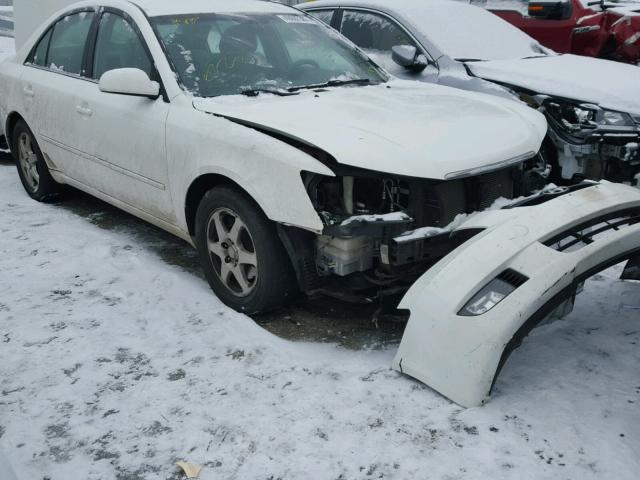 5NPEU46F66H079523 - 2006 HYUNDAI SONATA GLS WHITE photo 1