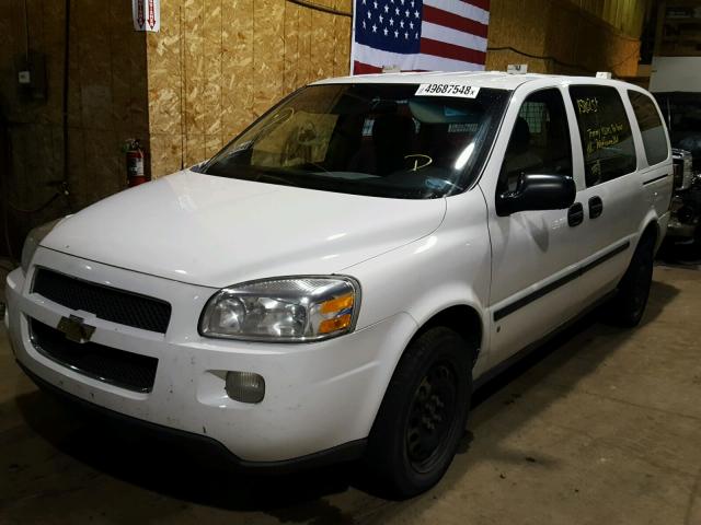 1GBDV13127D174835 - 2007 CHEVROLET UPLANDER I WHITE photo 2